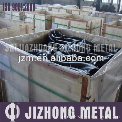 black carbon steel butt welded fitting made in china